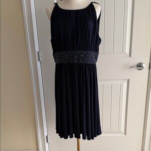 JS Boutique Navy Midi Dress